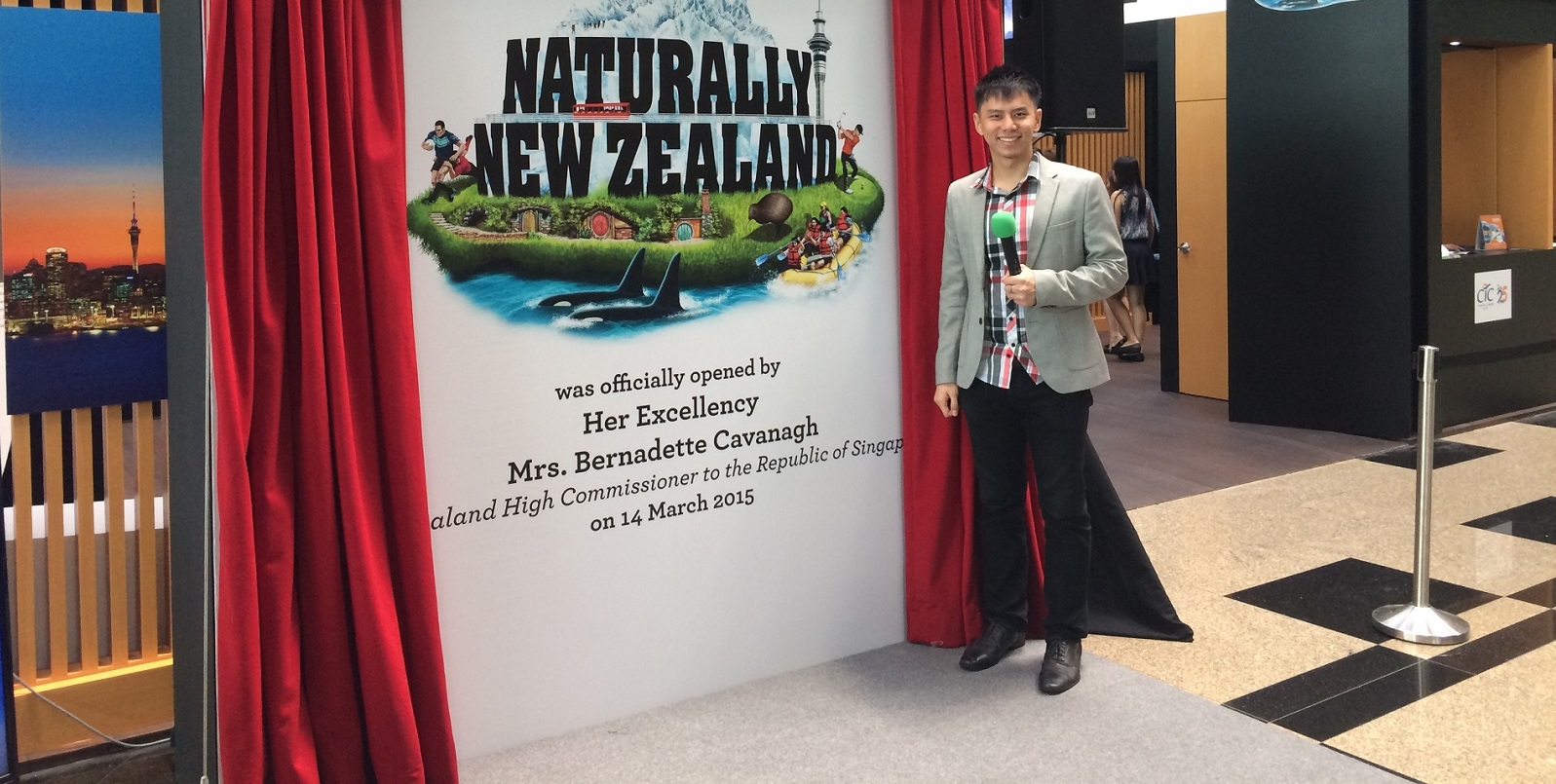 Naturally New Zealand launch with Her Excellency Mrs Bernadette Cavanagh hosted by Emcee Singapore Lester Leo jpeg