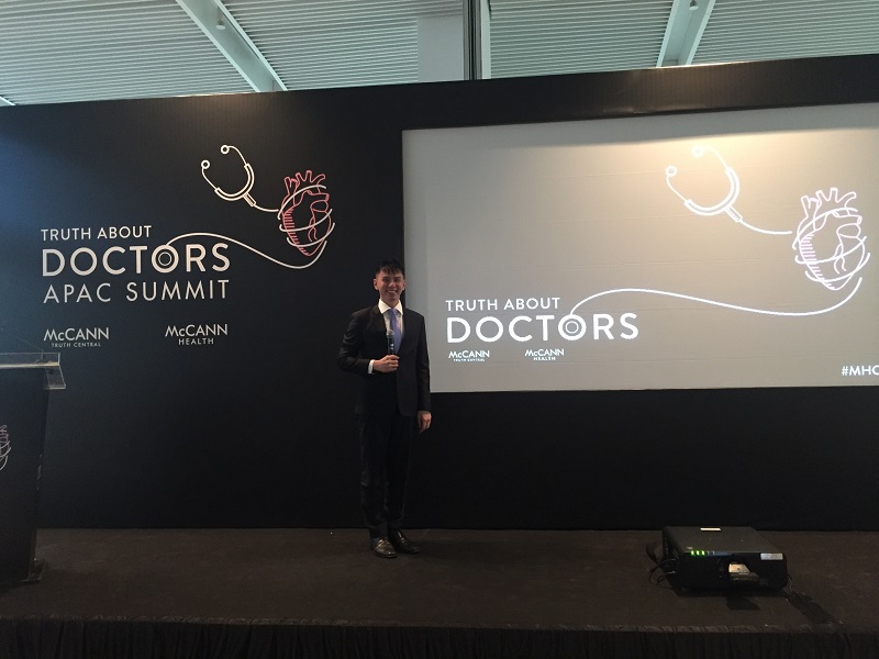 truth about doctors APAC summit - summit emcee lester sg