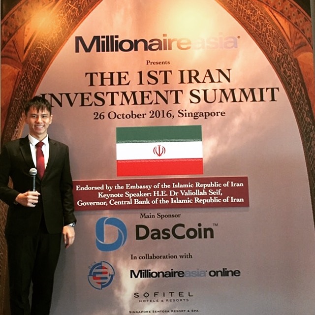 Iran Investment Summit - Emcee Lester Singapore