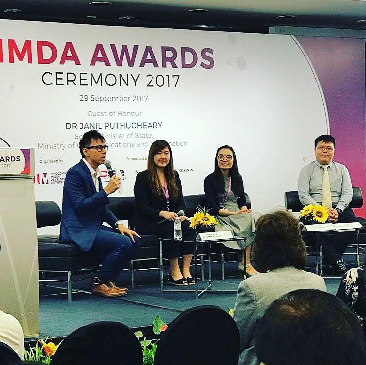 Emcee Lester Leo for IMDA Awards Ceremony 2017