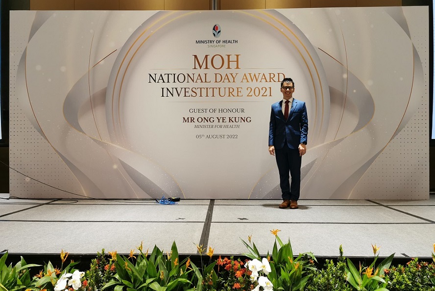 MOH National Day Award Investiture with Minister Ong Ye Kung - Singapore emcee lester