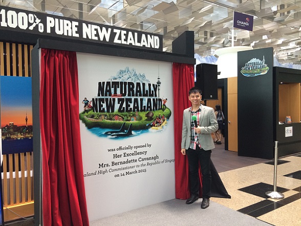 Naturally New Zealand launch with Her Excellency Mrs Bernadette Cavanagh hosted by Emcee Singapore Lester Leo