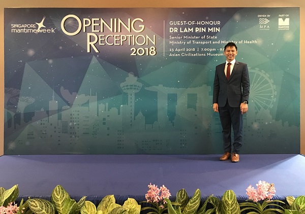 Singapore Maritime Week Opening Reception with Senior Minister of State Lam Pin Min