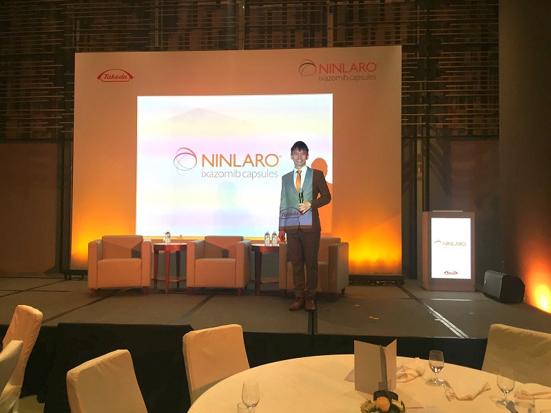 Takeda Ninlaro - corporate emcee for event lester leo singapore