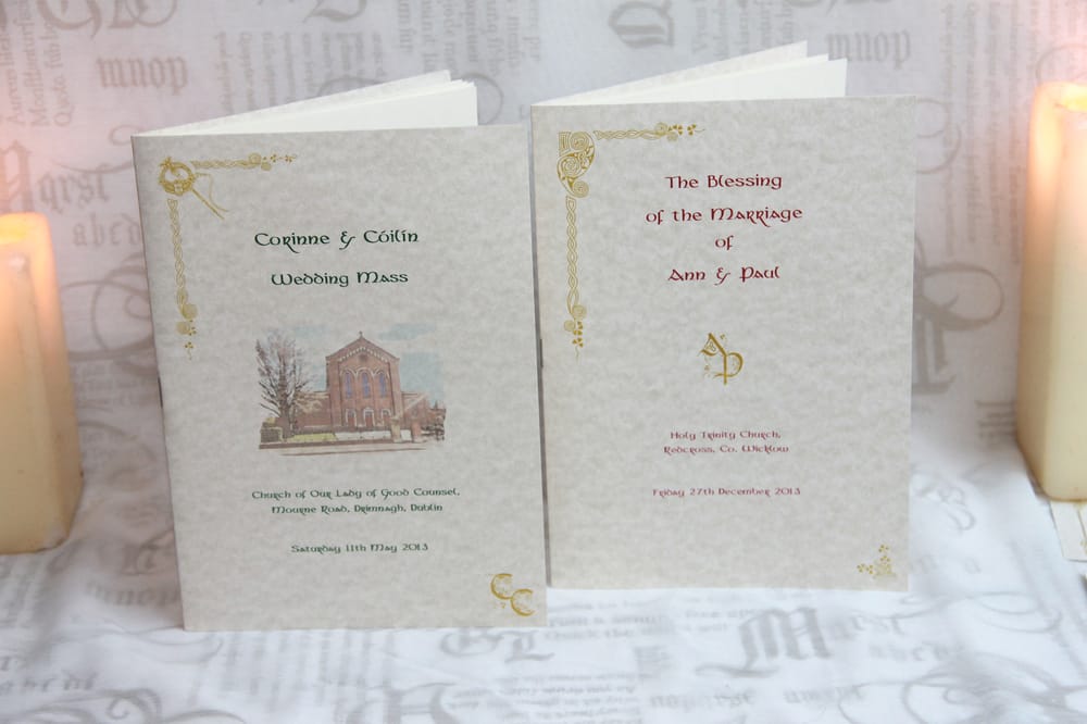Catholic Wedding Mass Booklet