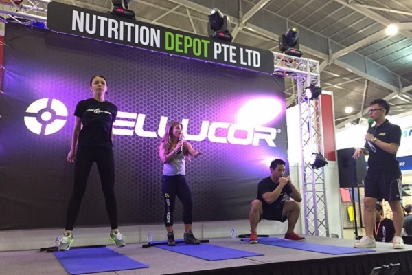 Fitness and nutrition event - sports emcee in singapore