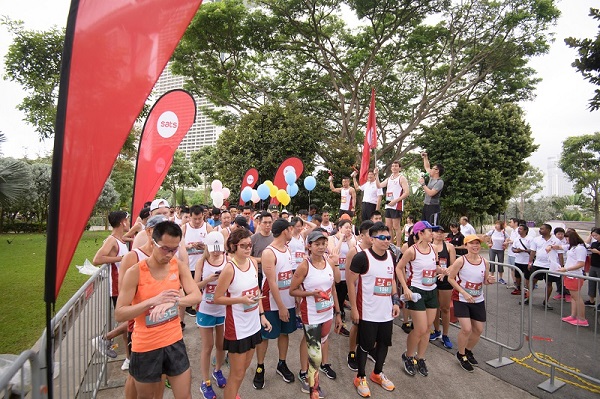 Sports emcee singapore - marathon running event