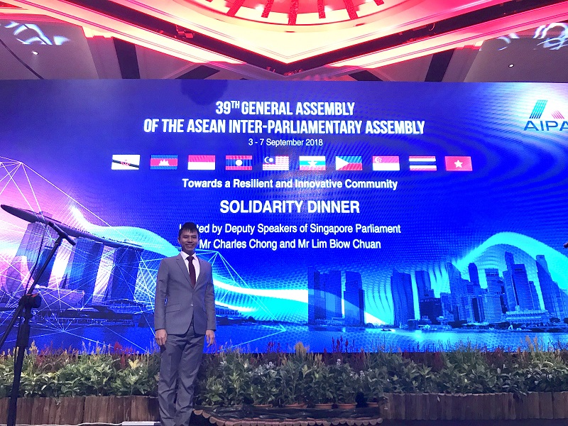 ASEAN Inter-Parliamentary Assembly (AIPA) - Emcee Lester Leo