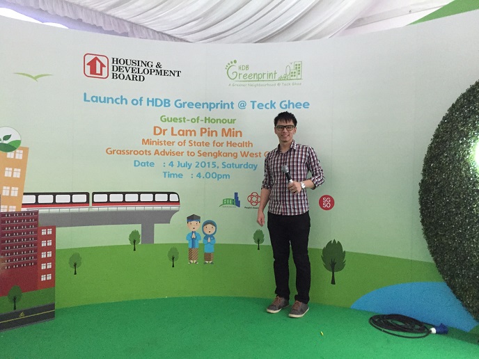 HDB Launch of HDB Greenprint - government event