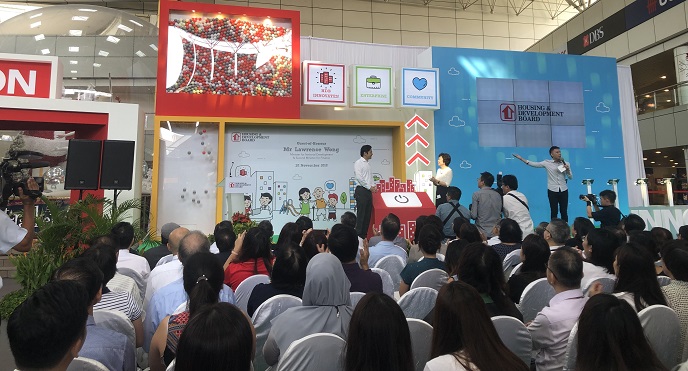 HDB innovation festival launch - minister lawrence wong - government community roadshow event