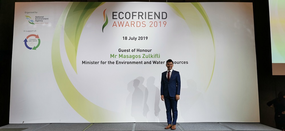 NEA ecofriend awards with Minister Masagos Zulkifli hosted by Emcee Lester