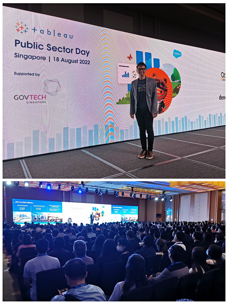Tableau public sector day - data technology event emcee lester