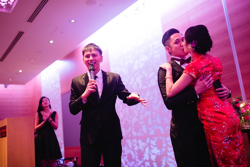 Singapore wedding emcee lester leo