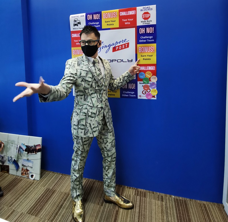 singpost online monopoly teambuilding virtual event with emcee lester leo