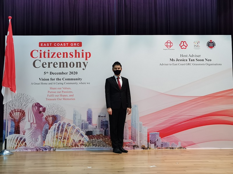 Citizenship Ceremony - East Coast GRC with MP Jessica Tan by Emcee Lester Leo