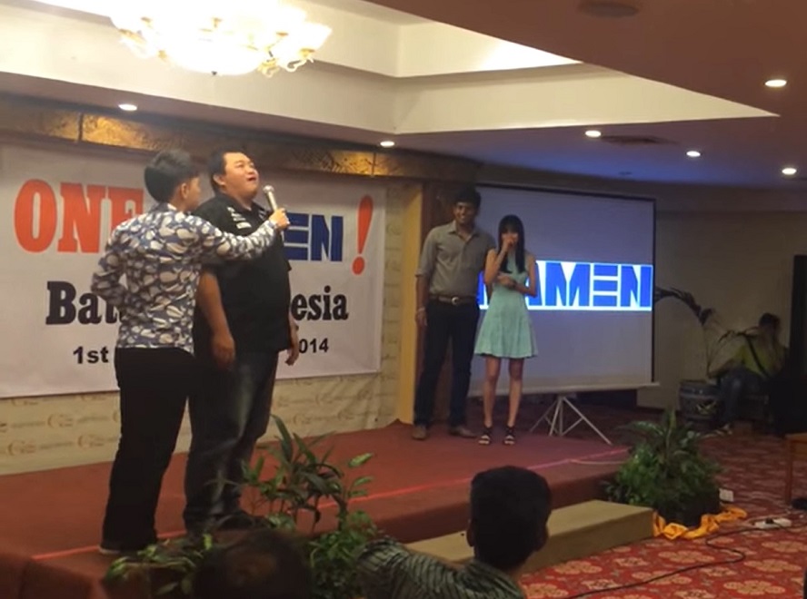 Damen shipyards event in Batam Indonesia - emcee lester