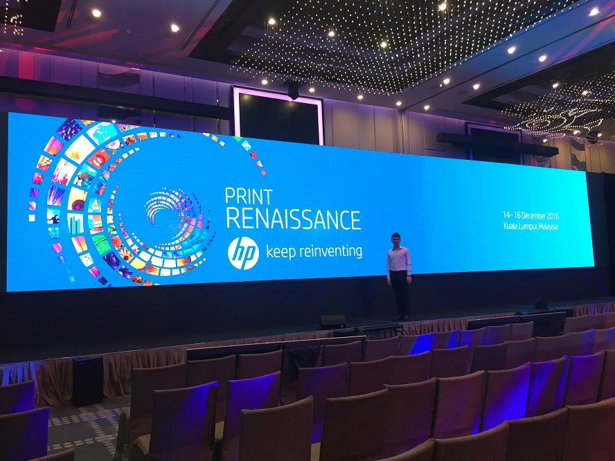 HP Print renaissance overseas event in Kuala Lumpur malaysia - emcee lester