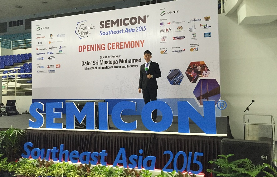 Semicon in Penang Malaysia - emcee lester