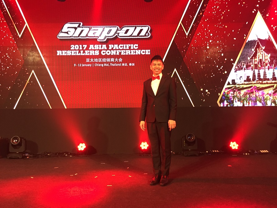 Snap On Asia pacific resellers conference event in Chiang Mai, Thailand - emcee lester