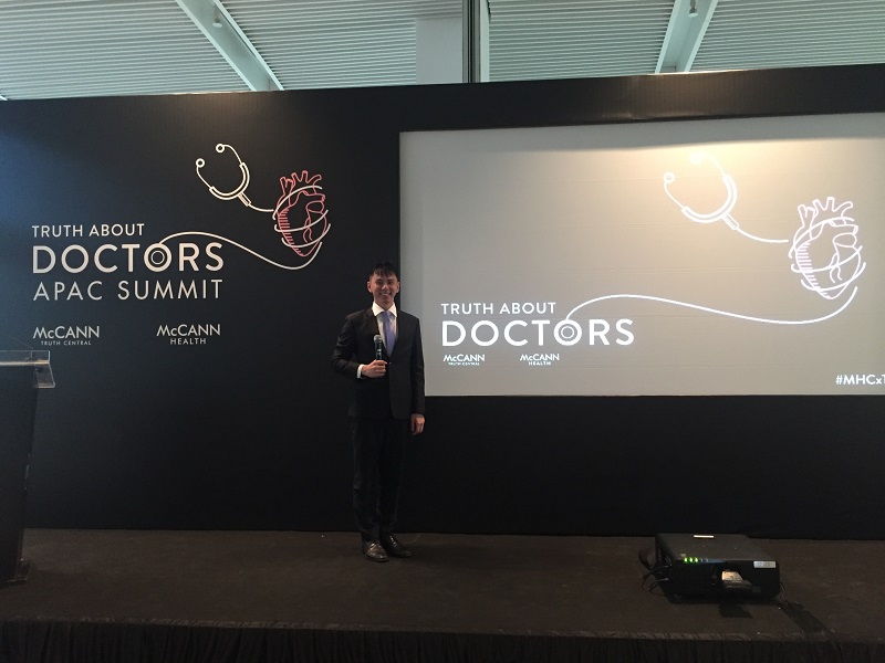 McCann Health Truth about Doctors event - Medical event emcee singapore lester leo