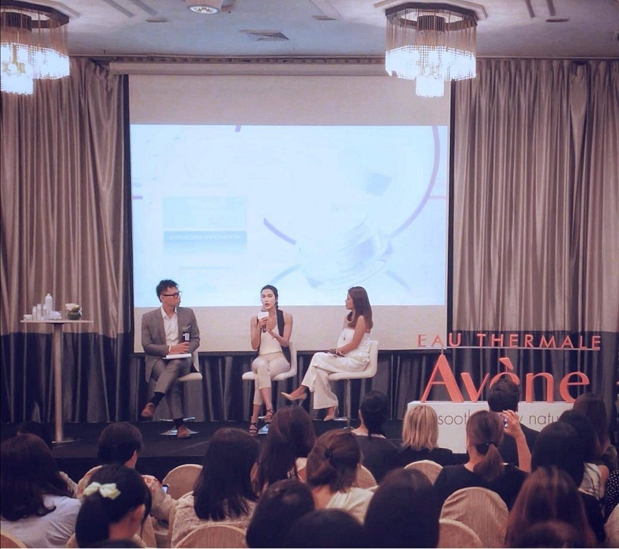 media launch for beauty brand - emcee lester singapore