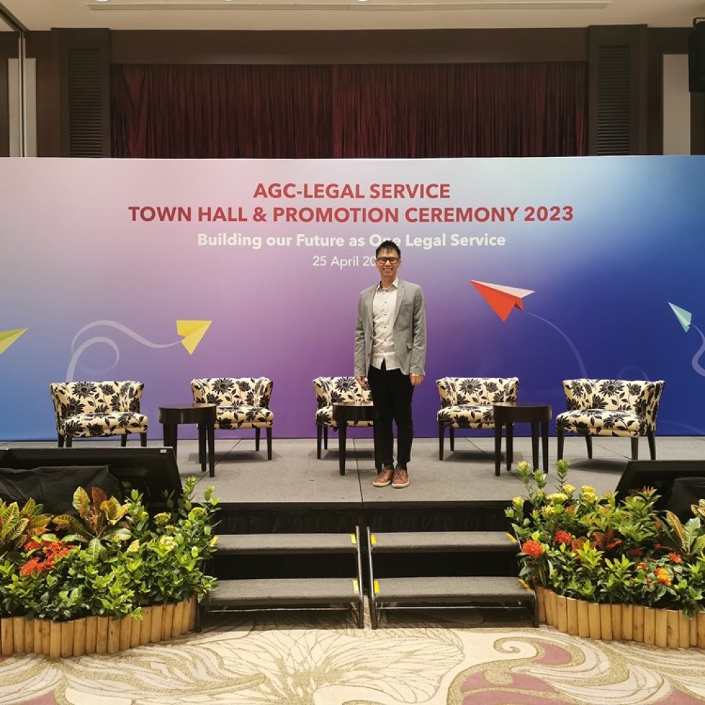 AGC legal service townhall and promotion ceremony - singapore emcee ...