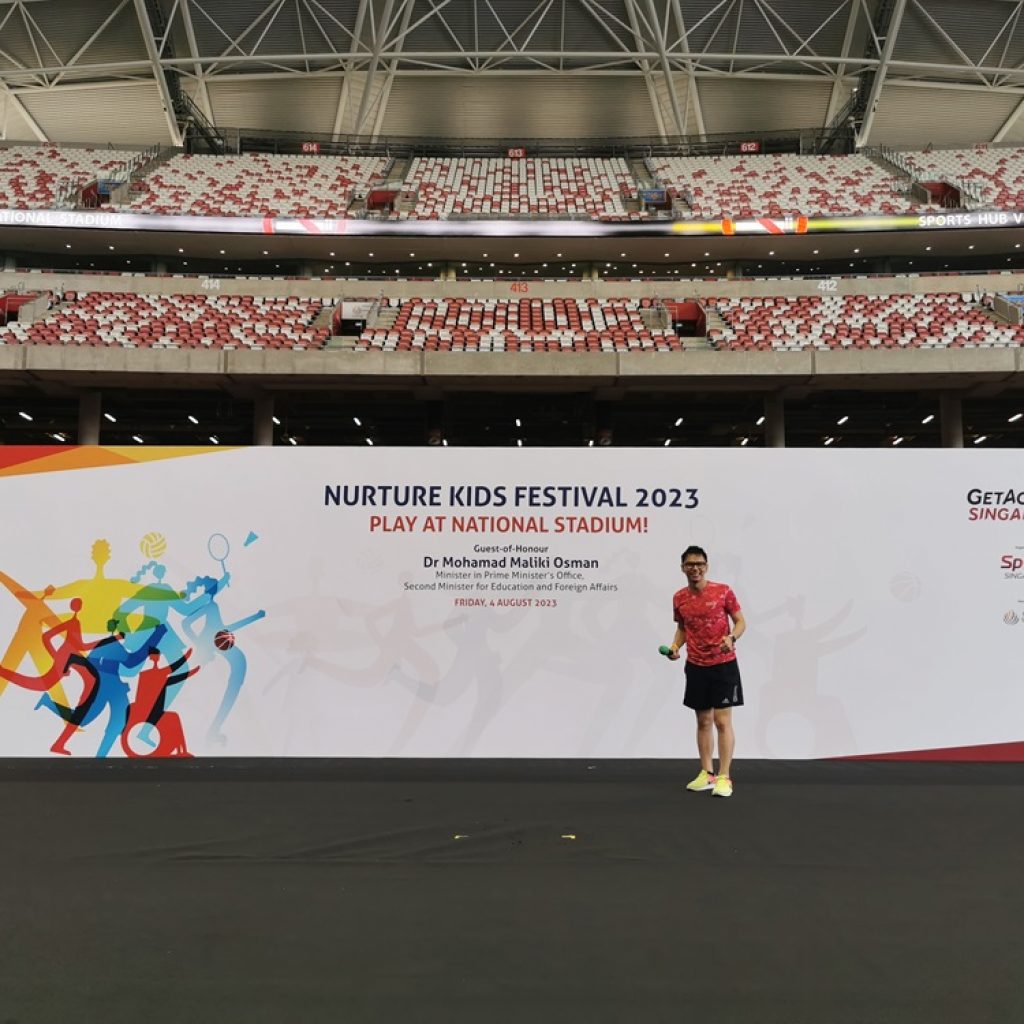 Nuture Kids Festival By Sport Singapore - Emcee Sg Lester Leo 